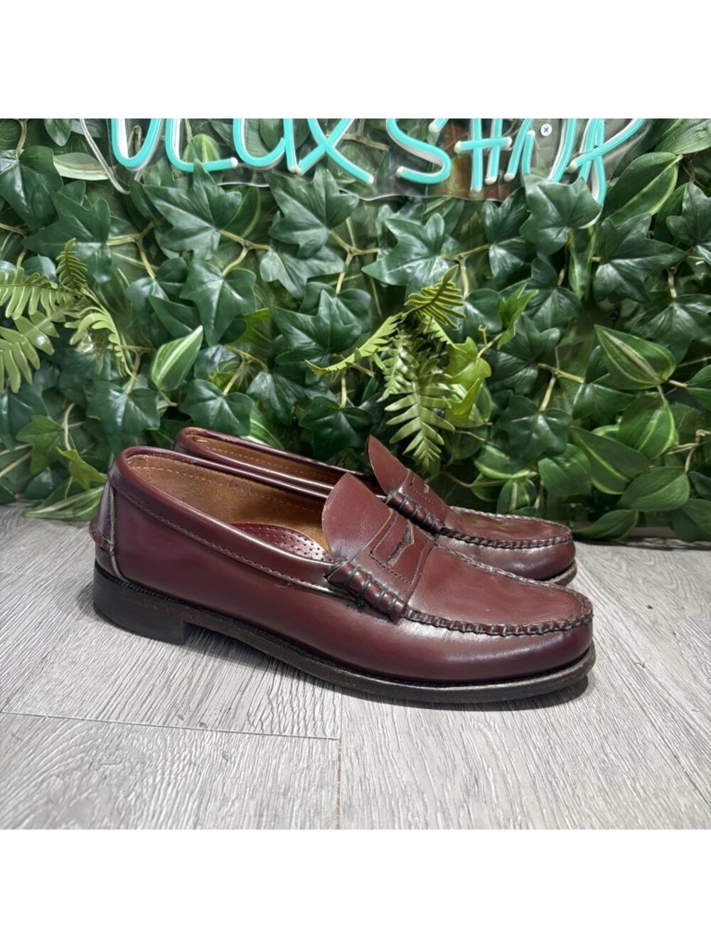 Vtg Sebago Classic Dan Penny Whiskey Loafers Size 9 B Leather Casual Preppy US